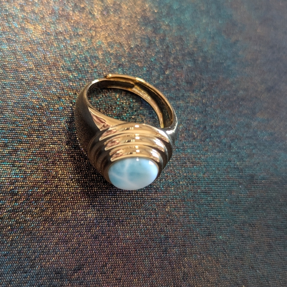 Light Blue Stone Ring - image 5